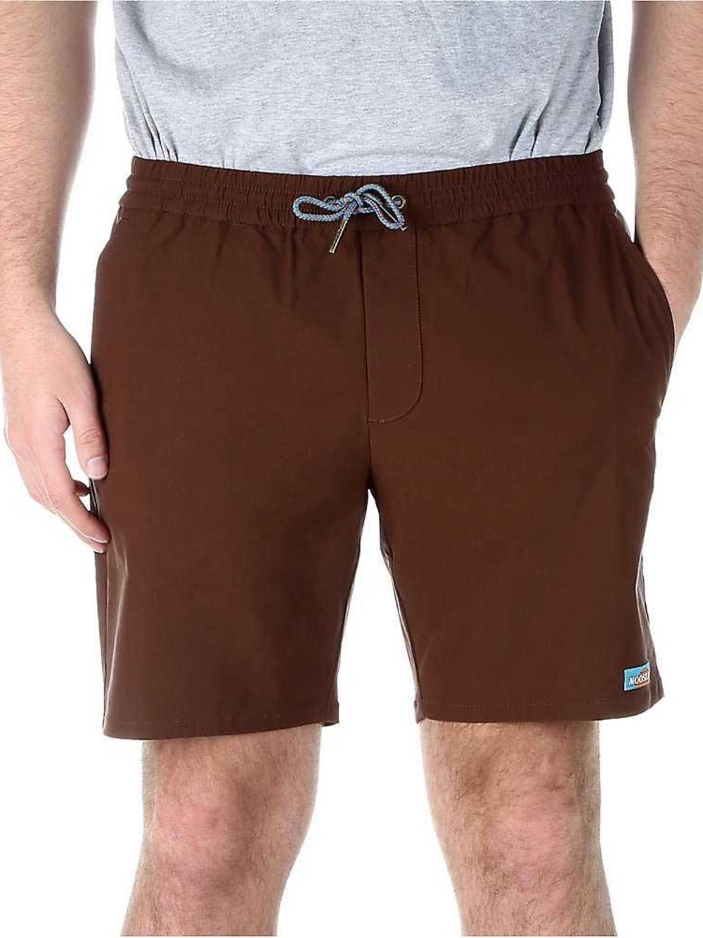 Moosejaw Men’s Shorts with Blue & Orange Logo XXL Hickory